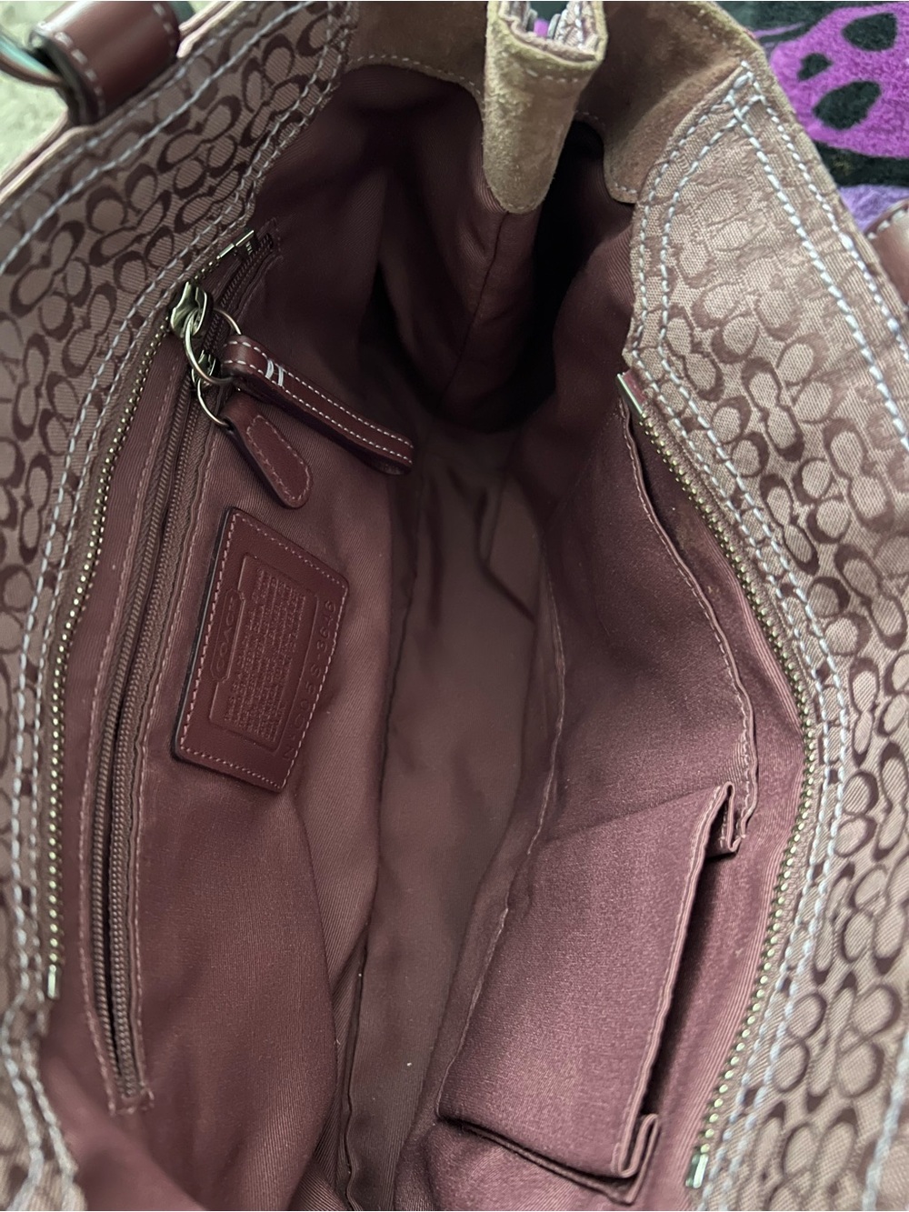 Coach mauve soho bag - Picture 5 of 5
